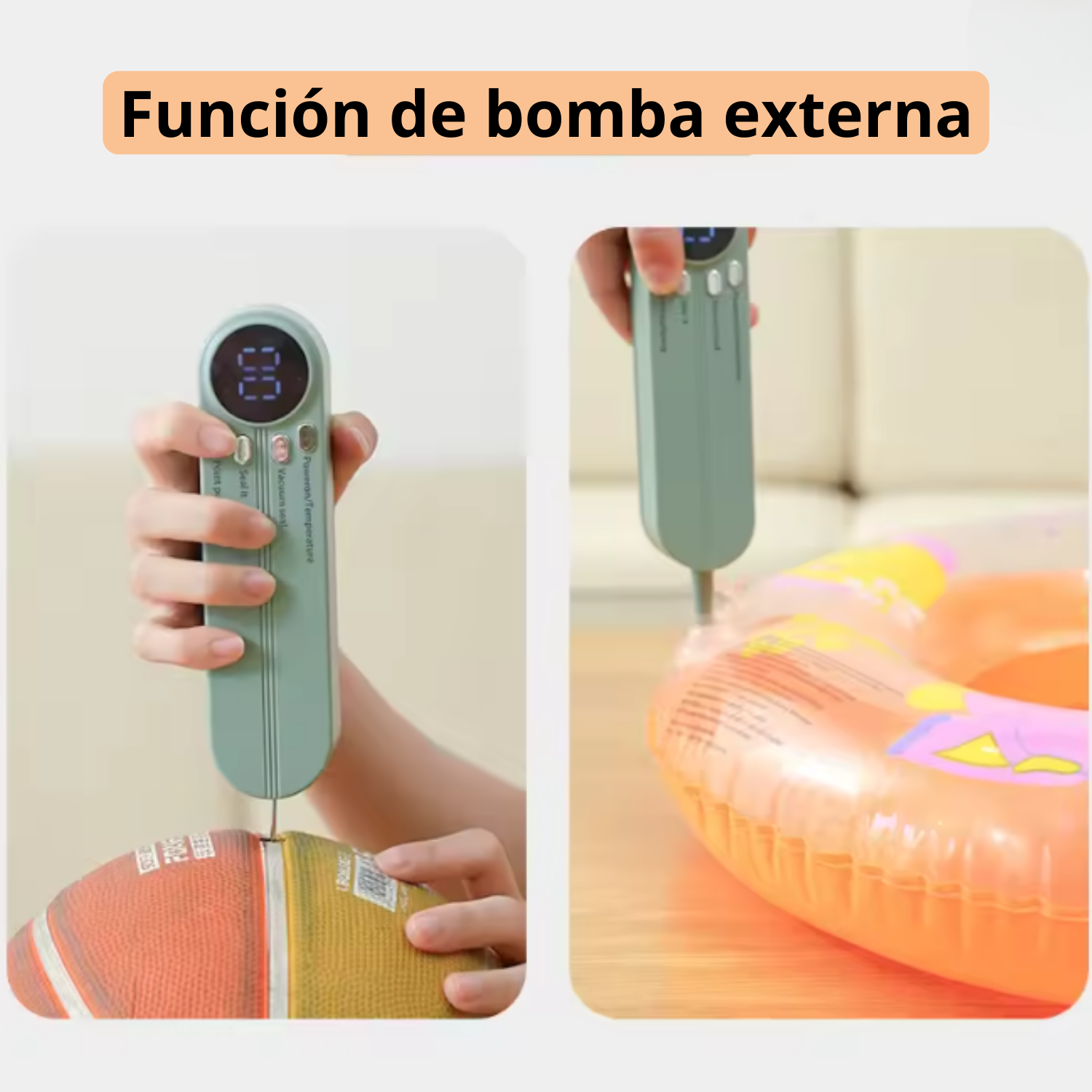 Mini Sellador al Vacío Portátil USB – Recargable para Alimentos Secos y Húmedos